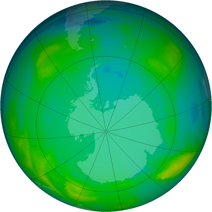 Ozone Map 1980-08-05